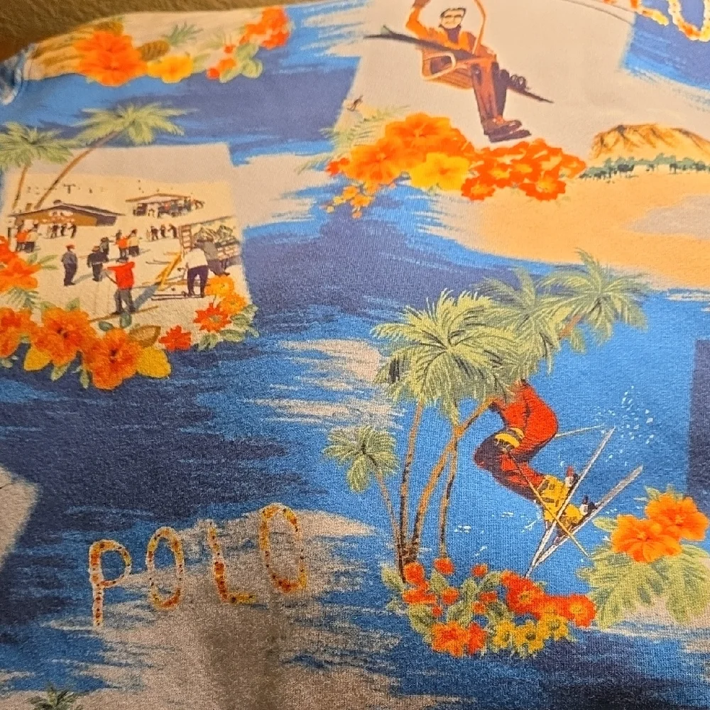 Polo Ralph Lauren Ski Hawaii Fleece Lined Hoodie Youth XL - Picture 8 of 8